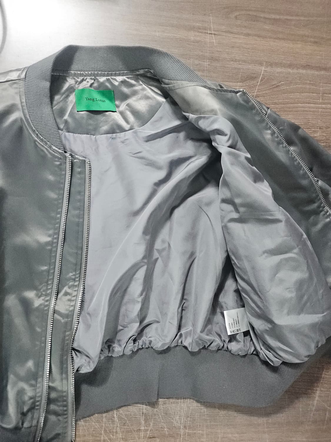 실버 봄버 자켓 M 상품이미지3