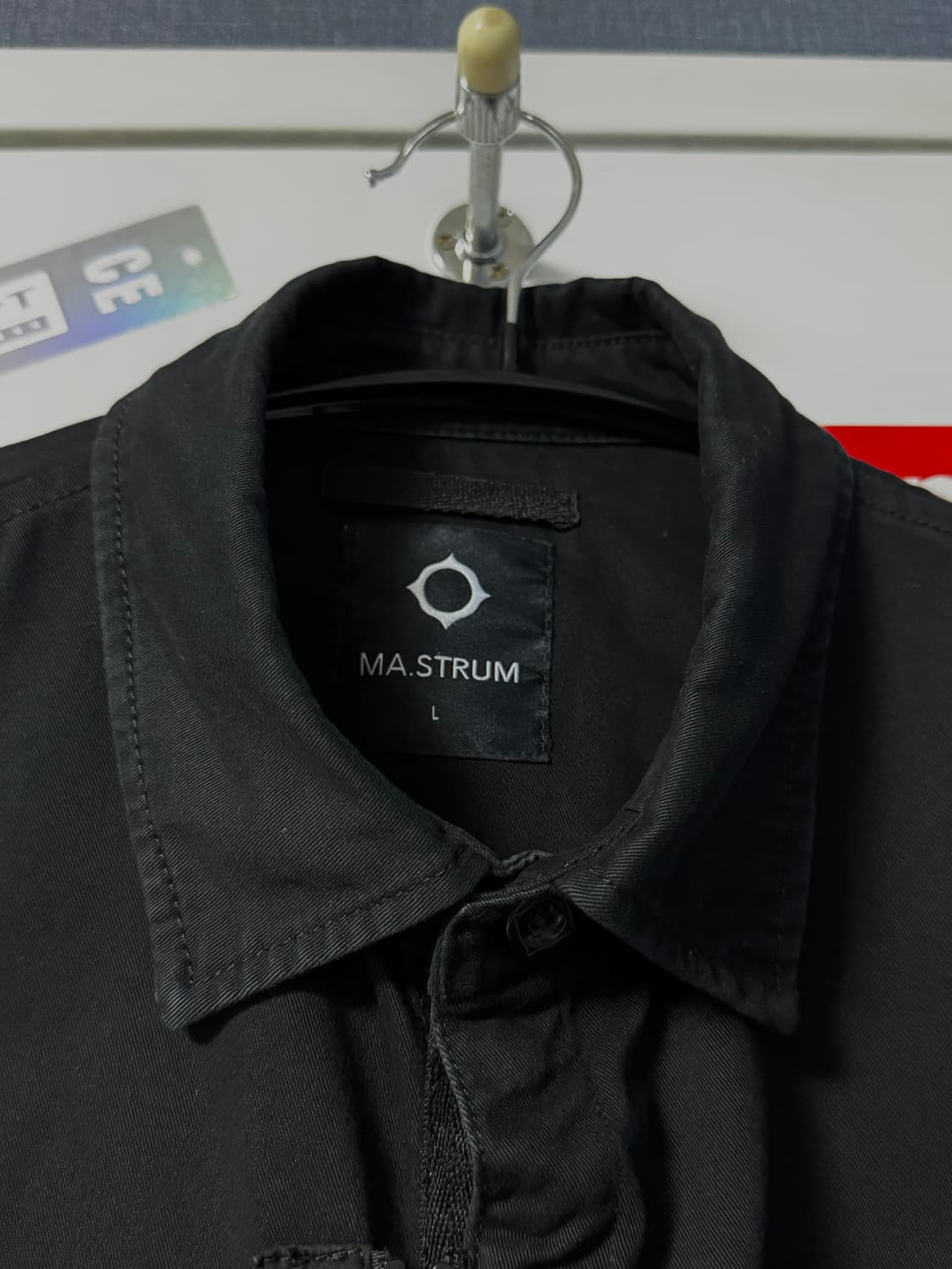 Ma.Strum 집 프런트 오버셔츠 제트 블랙 상품이미지2