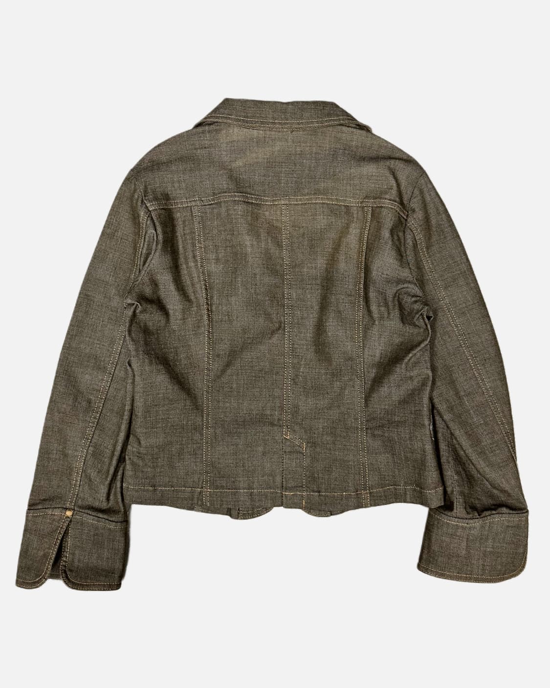 1-button crop denim blazer 상품이미지4