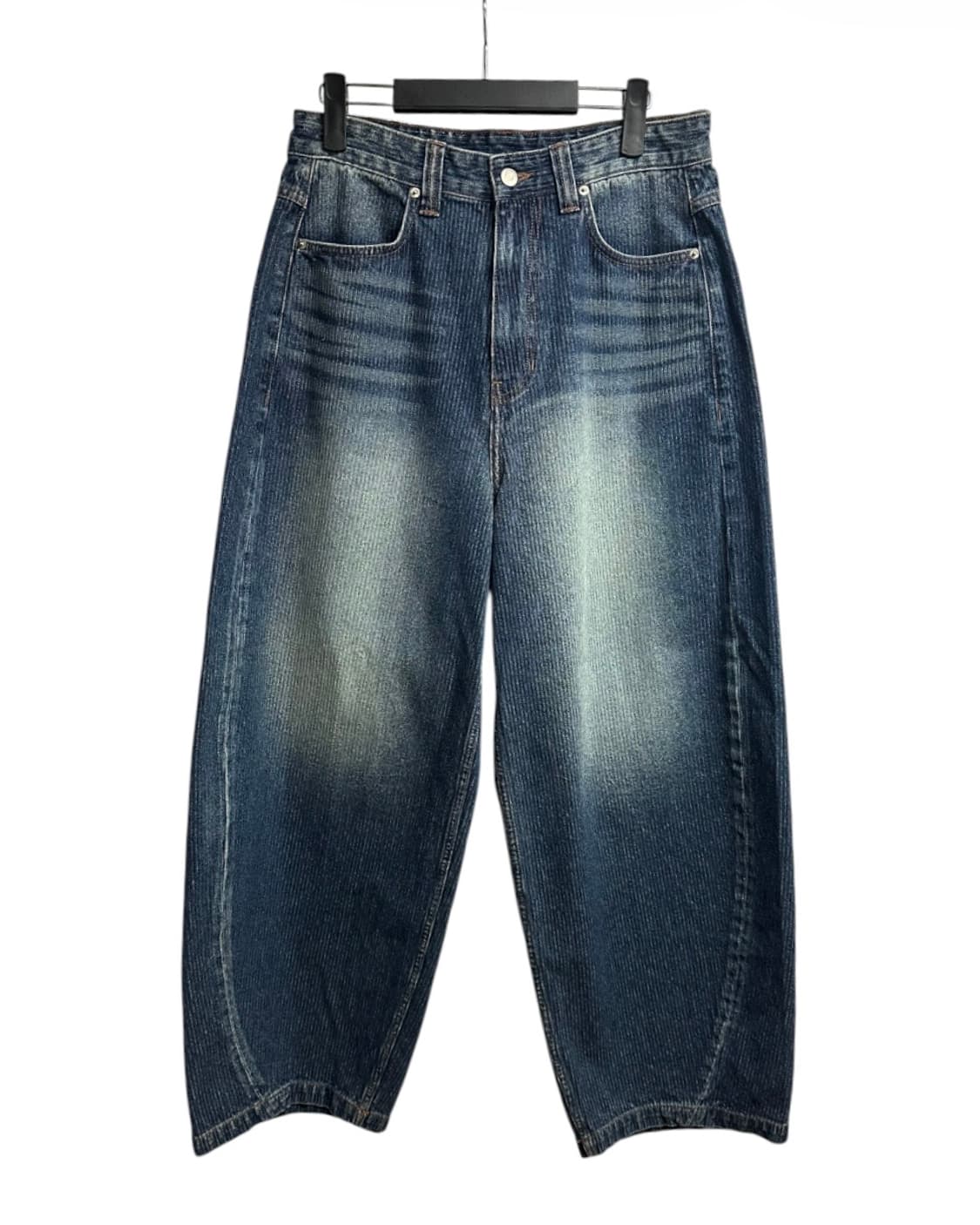 노운 커브드 와이드 데님팬츠 1 size 상품이미지1