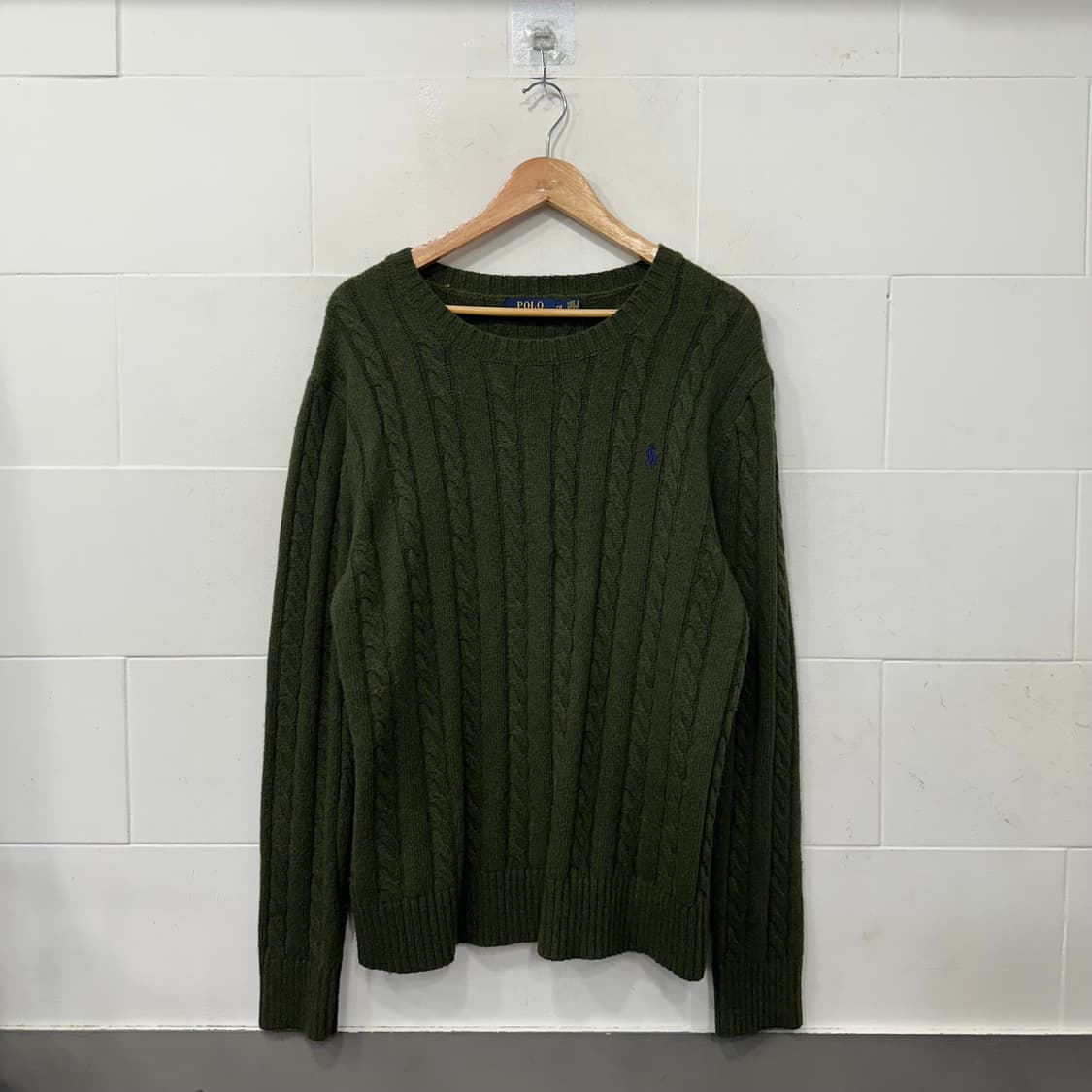 폴로 랄포로렌 꽈배기니트 상품이미지1