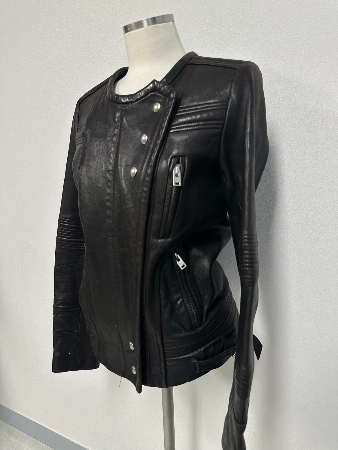 이로 바이커 레더 자켓 상품이미지5