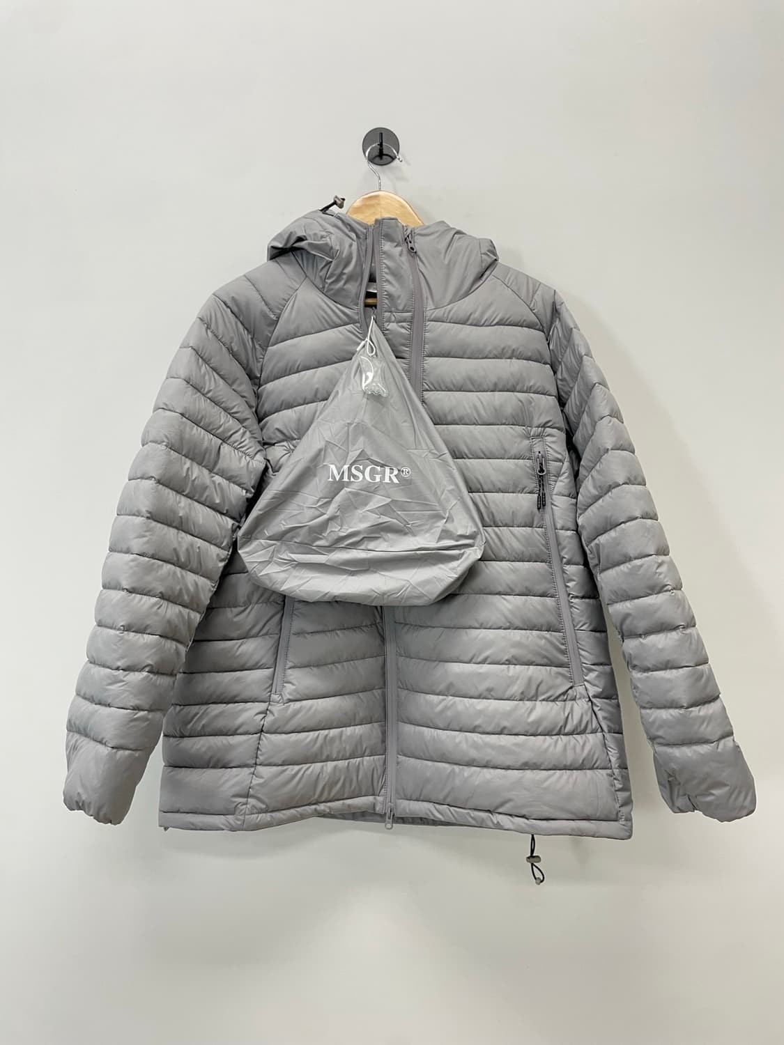 2way지퍼 경량패딩(새상품) 상품이미지7