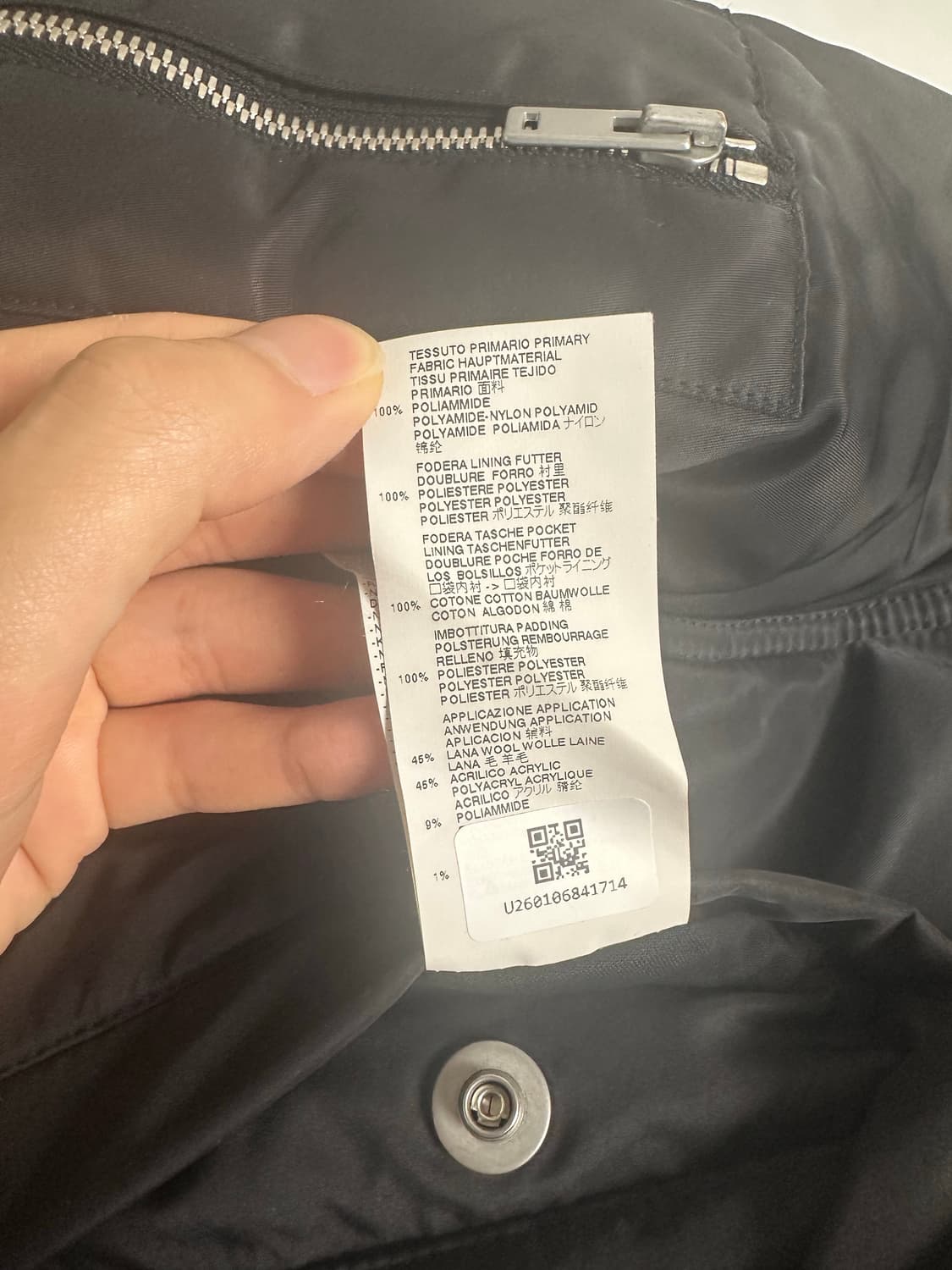 마르지엘라 16aw 봄버 블랙 48 상품이미지3