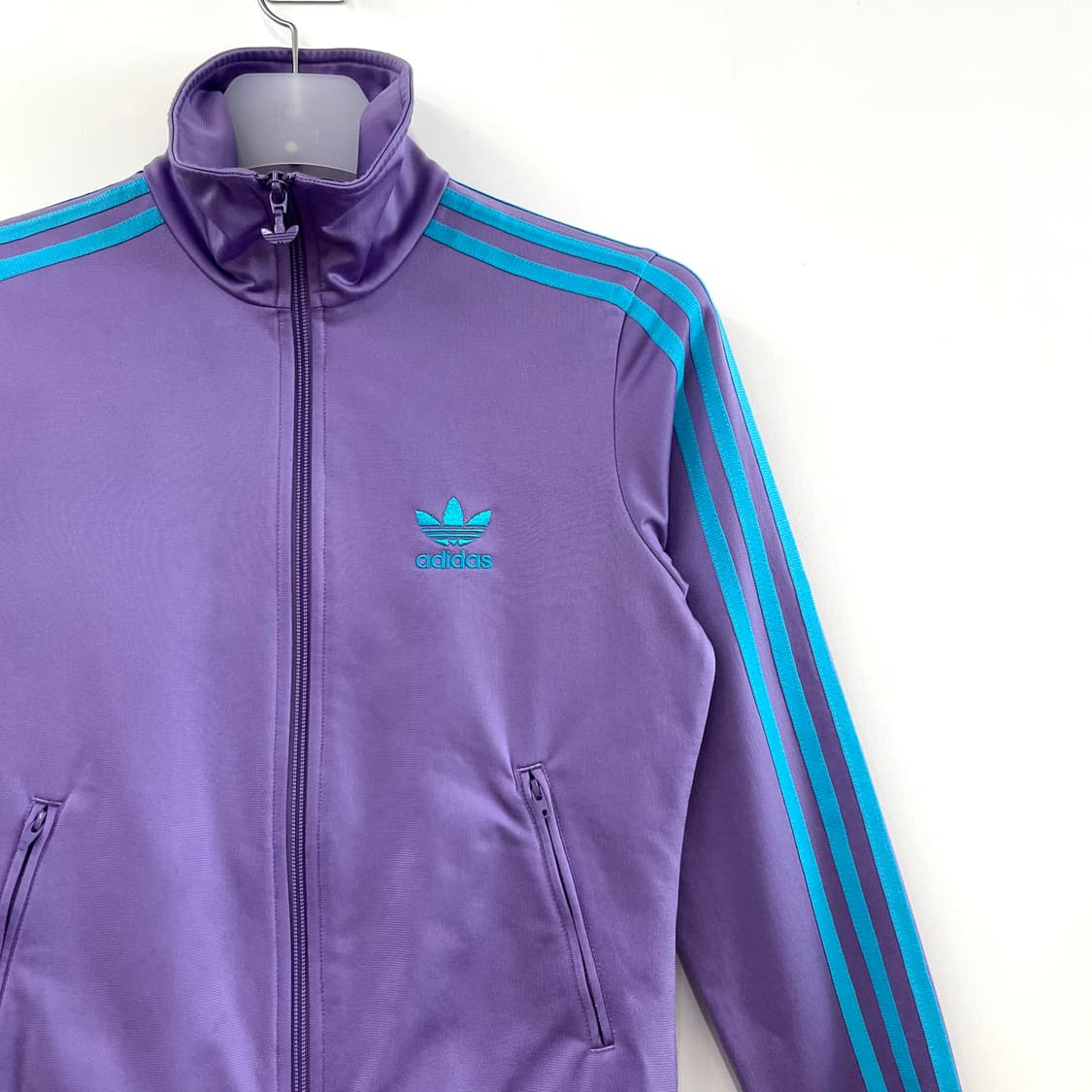 아디다스 딱붙핏 연보라 파이어버드 트랙탑 져지 상품이미지4
