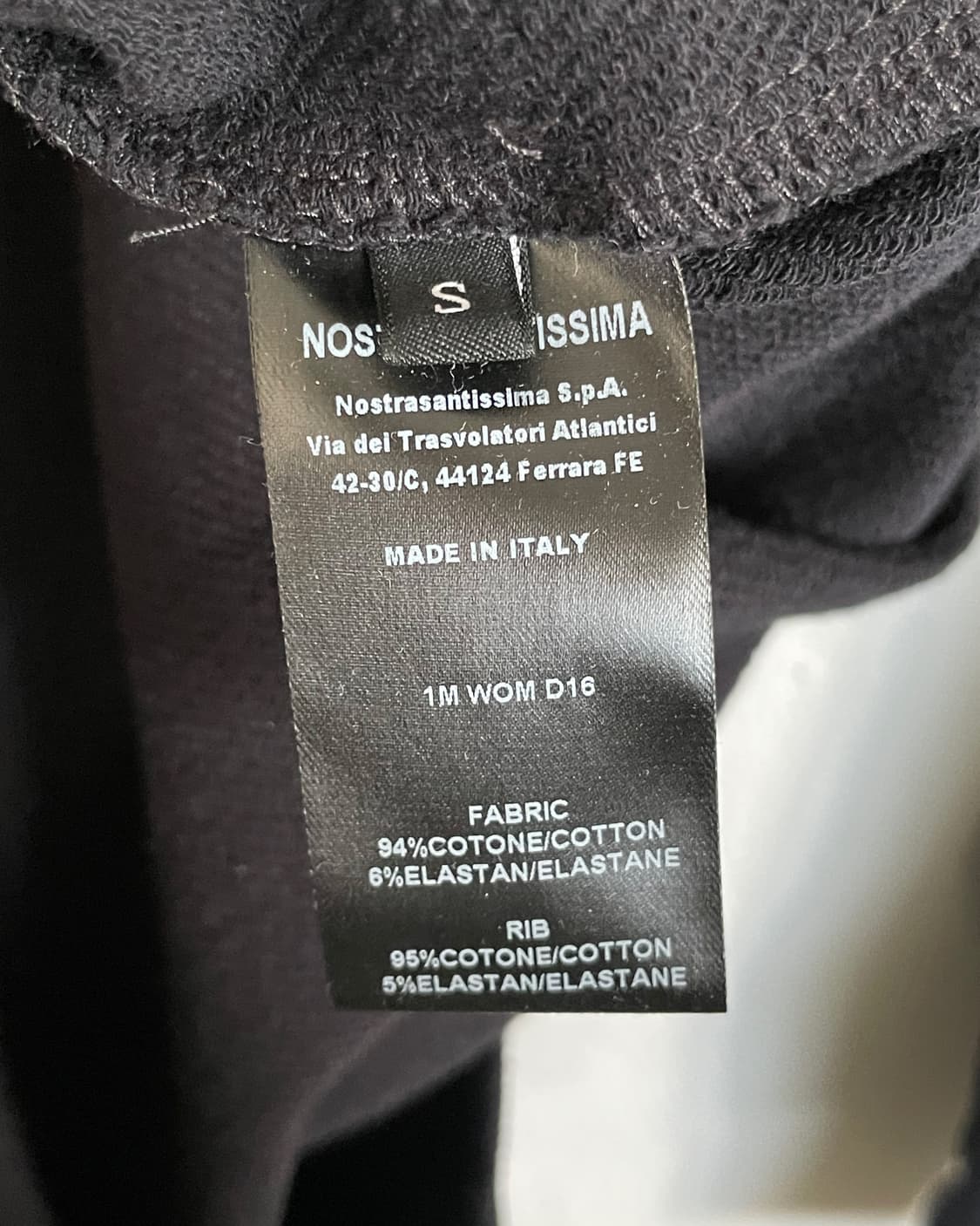 노스트라산티시마 지퍼 하이넥 레이어드 롱슬리브 상품이미지8