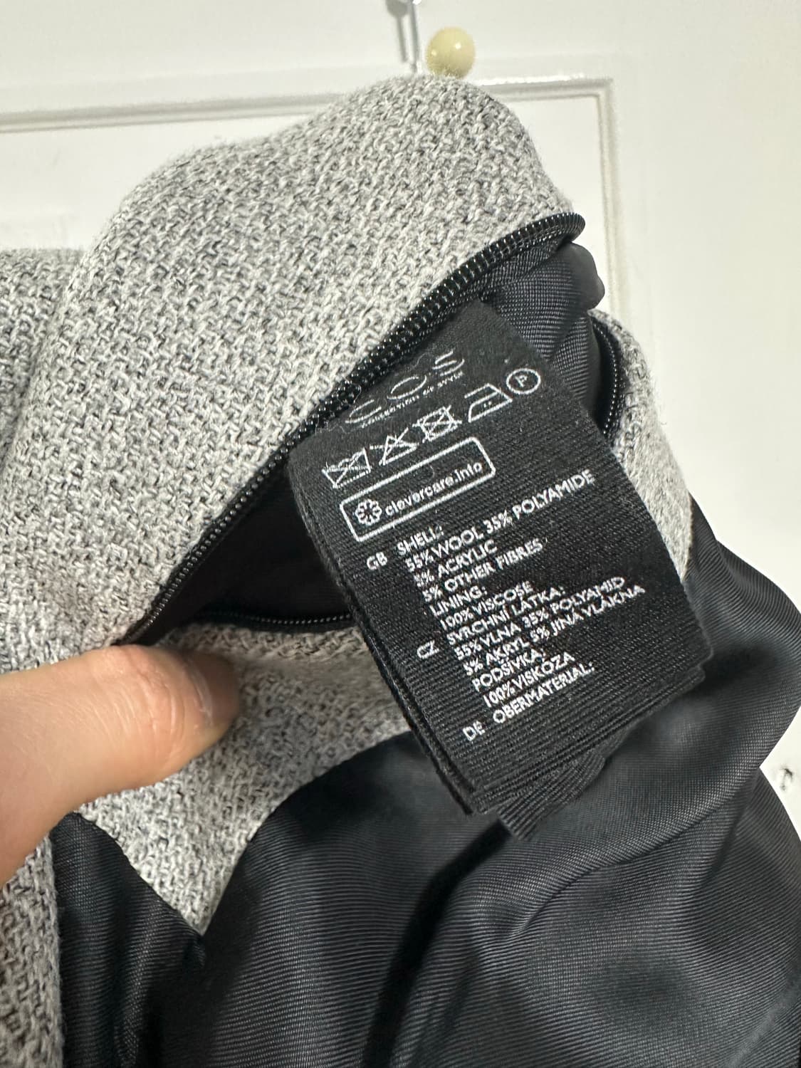 코스 COS 싱글 코트 상품이미지4