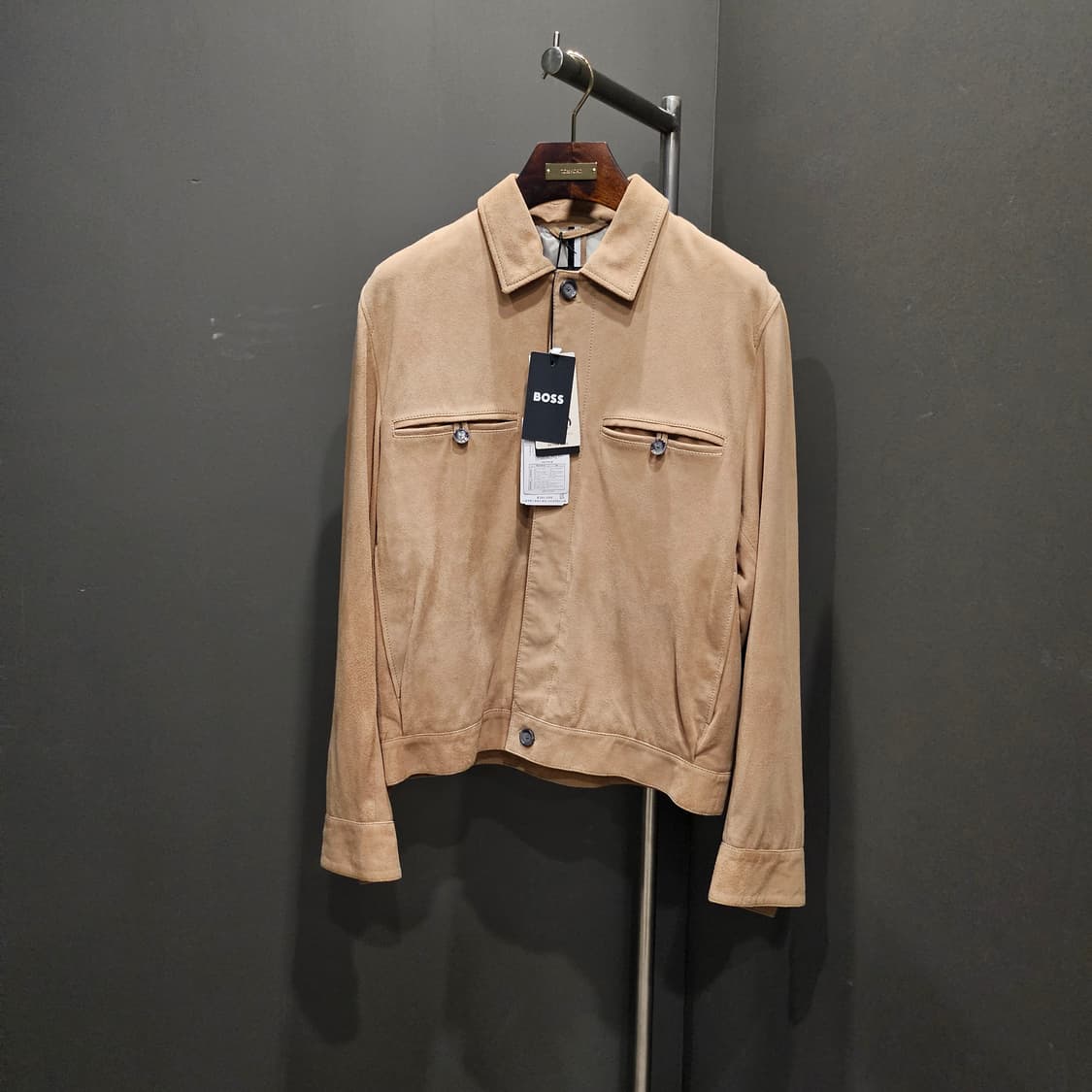 보스 BOSS 스웨이드 집 블루종 이종석 자켓 상품이미지3