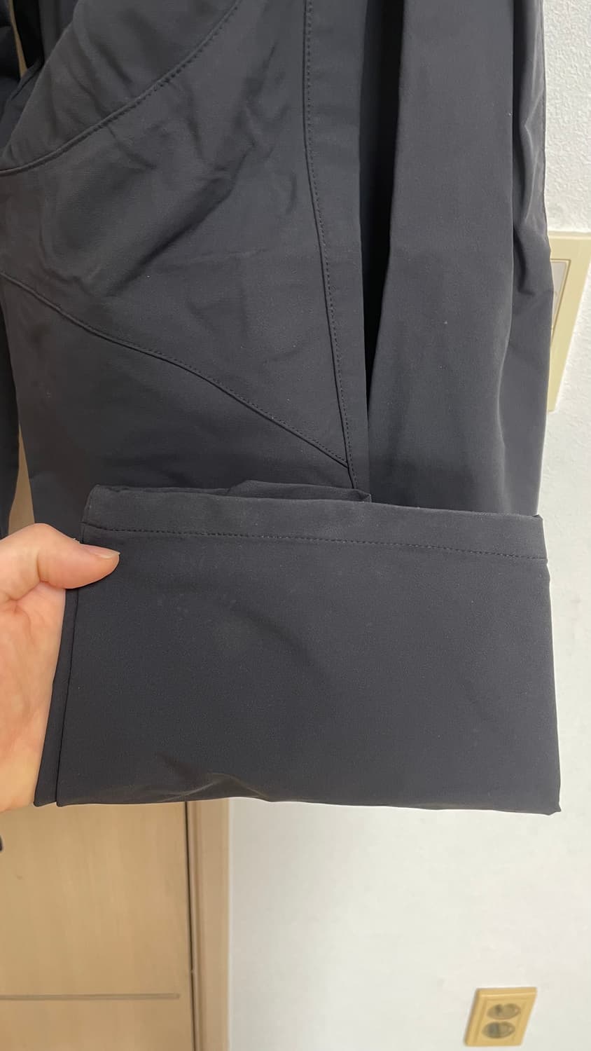 [1] 23fw 산산기어 사이드 스냅 팬츠 V2 블랙 상품이미지7