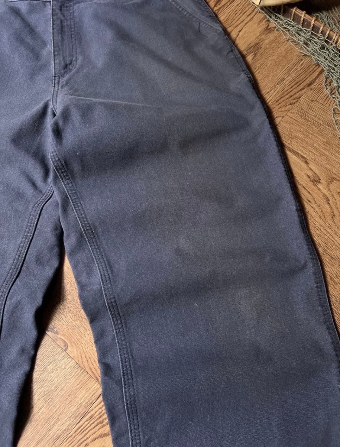 칼하트 싱글니팬츠 패트롤블루 36 덩가리핏 상품이미지3