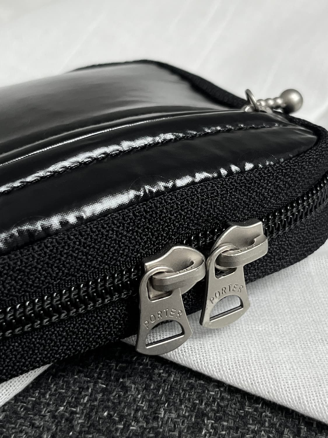 Porter 포터 도트 지갑 블랙 상품이미지7