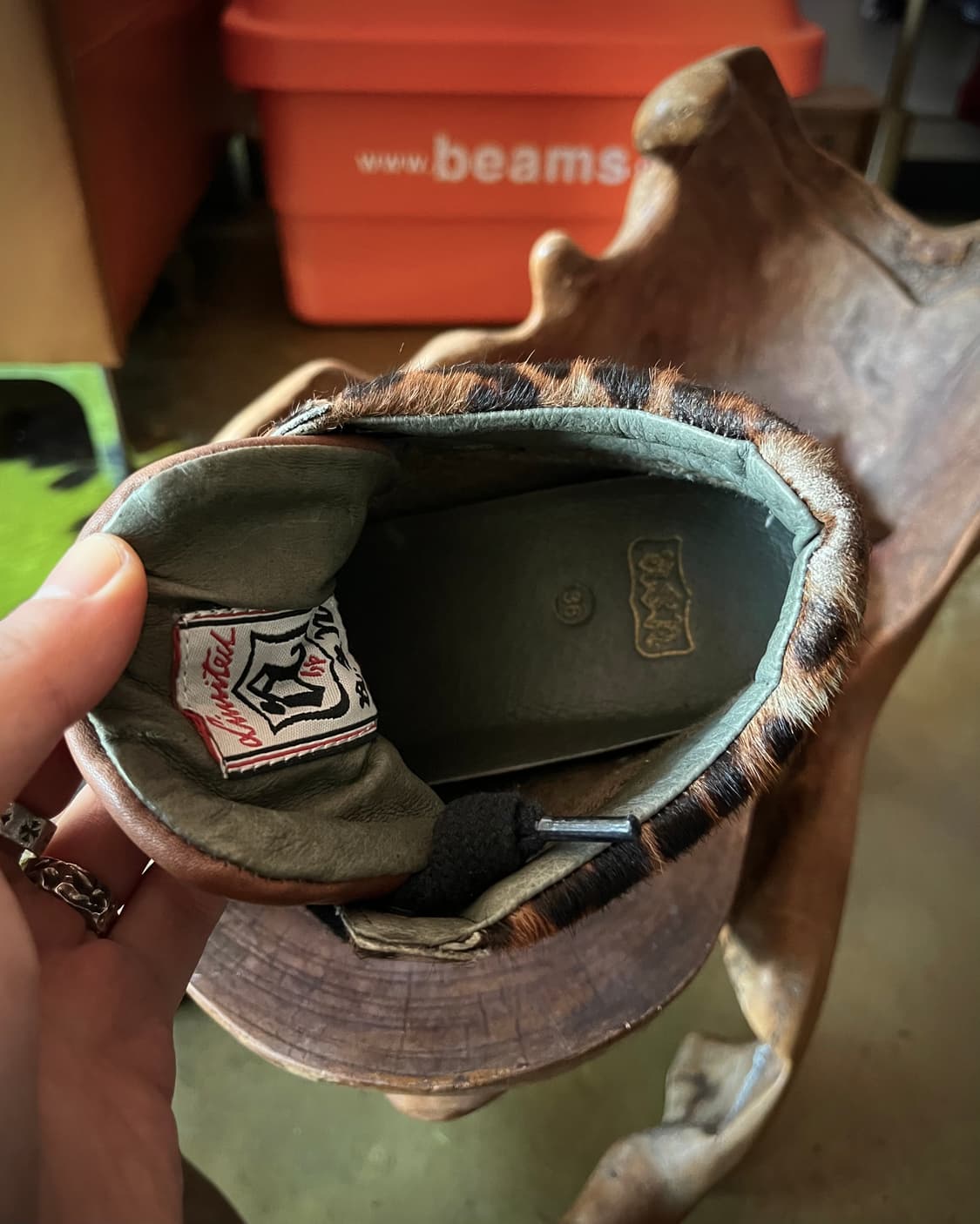 ASH Leopard Calf-Hair Studs Sneakers 상품이미지8