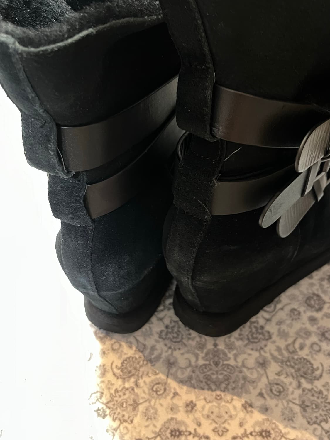 230 Ash 아쉬 히든 웨지 스웨이드 멀티 버클 부츠 상품이미지5