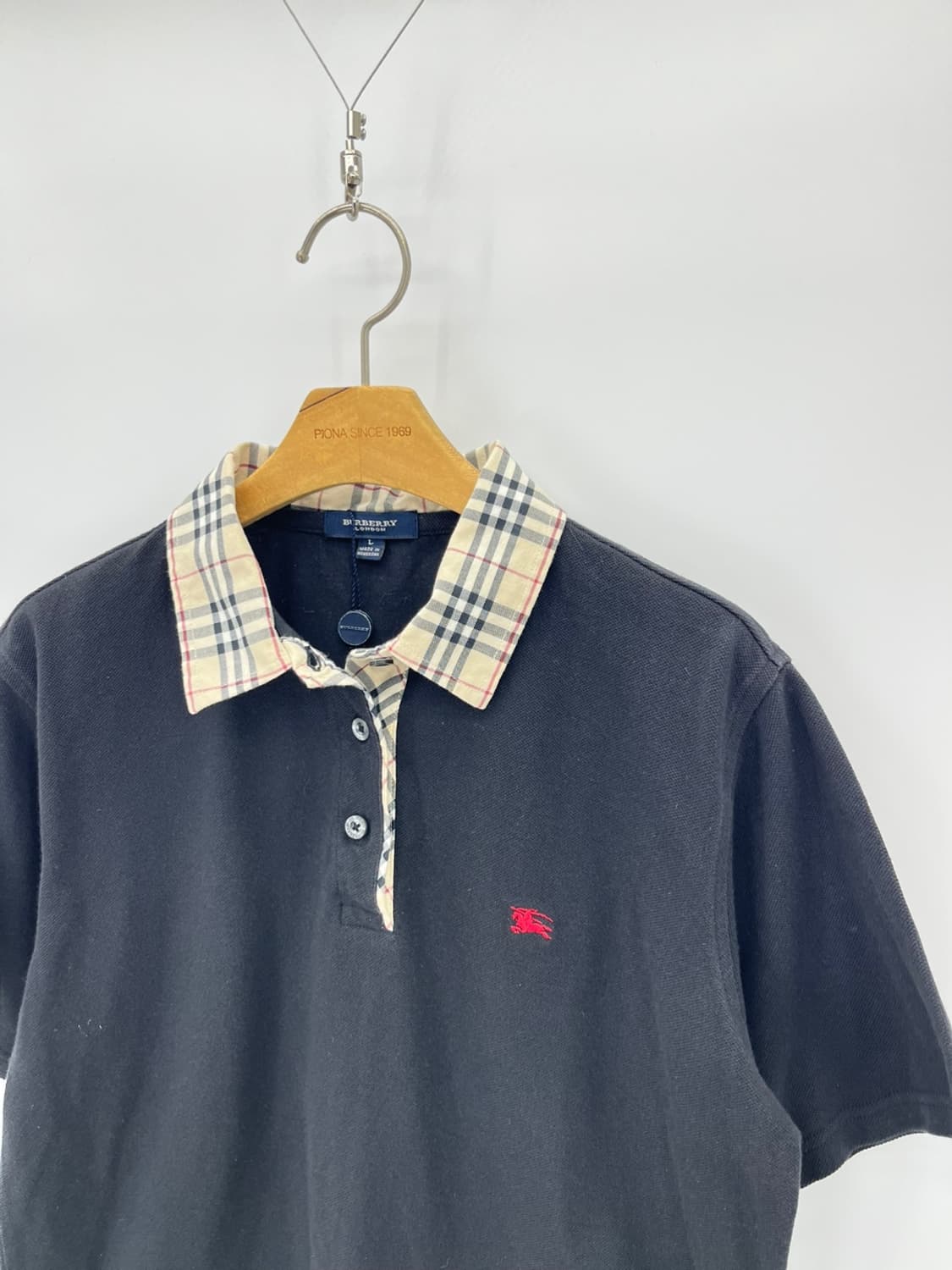 [Burberry] 버버리 런던 체크카라 PK티셔츠 상품이미지2