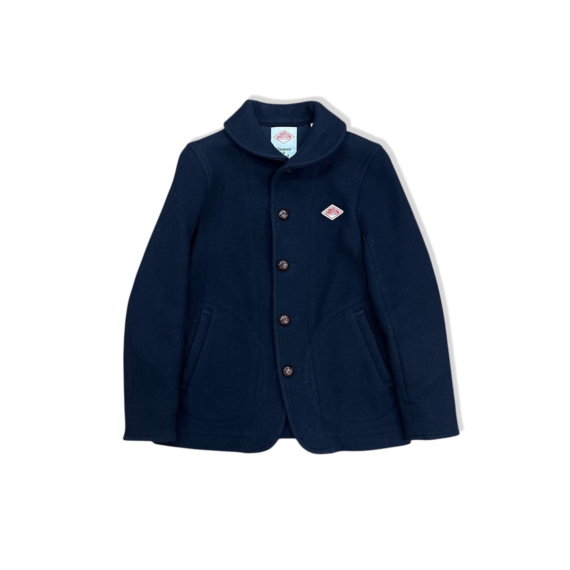 Sailor Collar Navy Wool Medium Jacket 상품이미지1