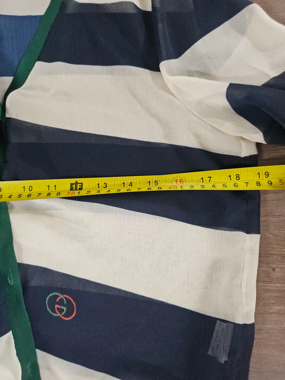 스트라이프 시스루 가디건 55 상품이미지3