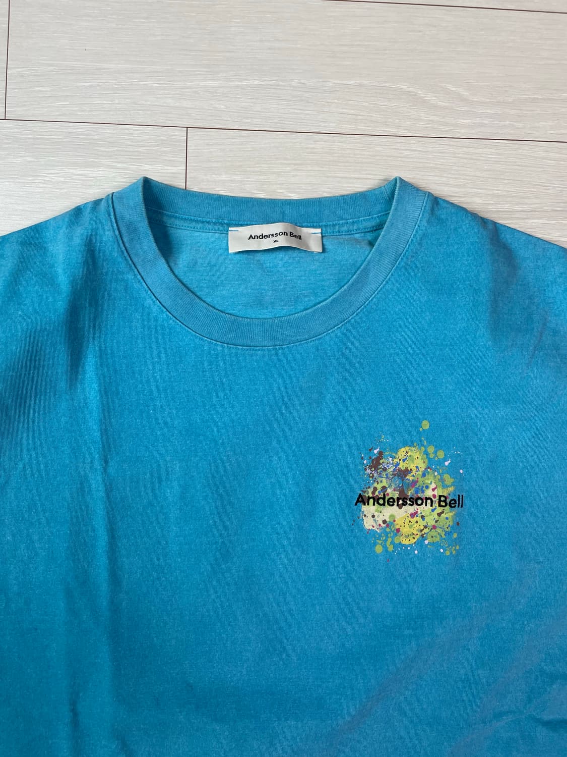 유니섹스 스프레터 프린트 티셔츠 상품이미지2