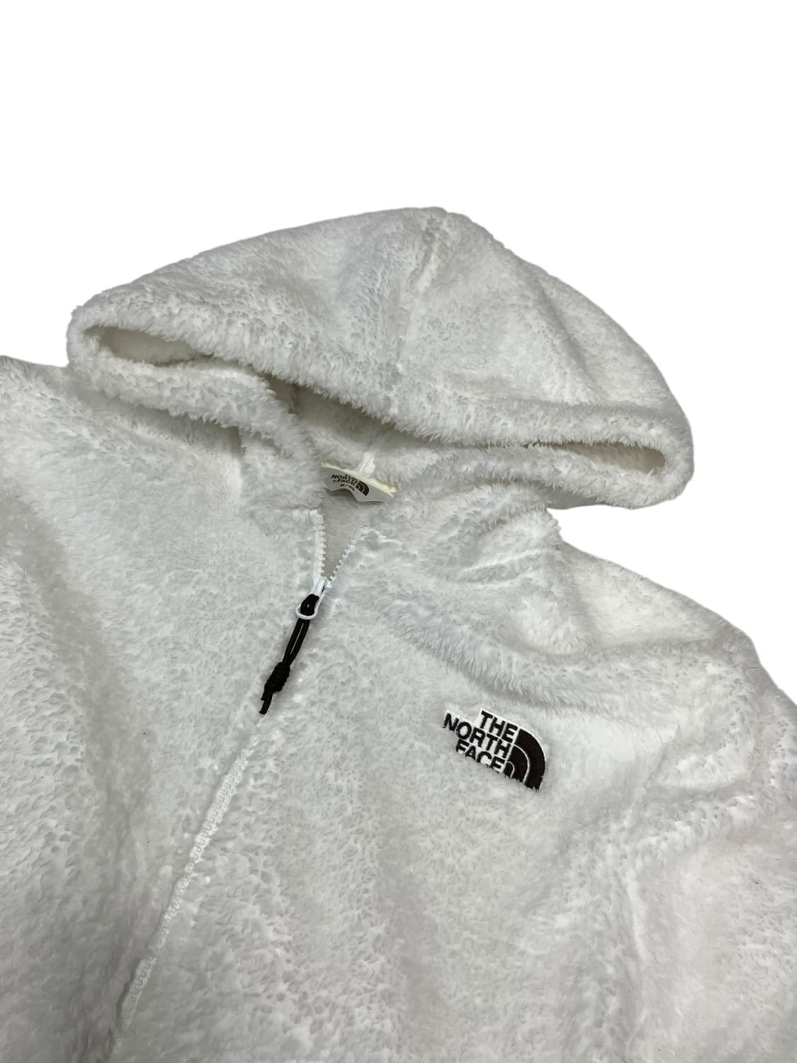 노스페이스 화이트 후리스 후드 집업 95 상품이미지2
