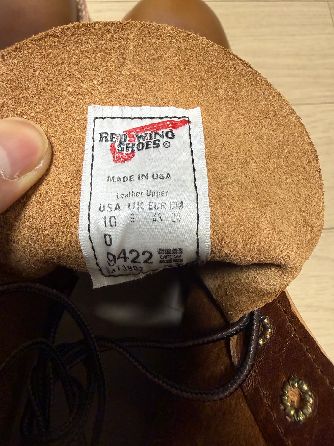 레드윙 벡맨 9422 상품이미지8