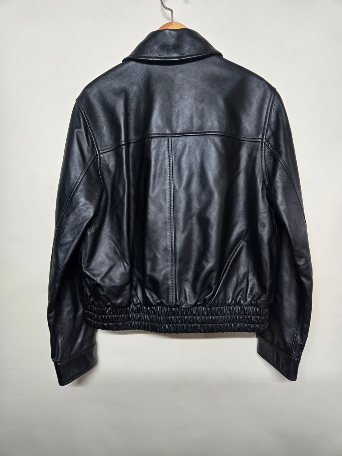 LEFT  램스킨  블랙 양가죽 블루종 자켓 M 상품이미지2
