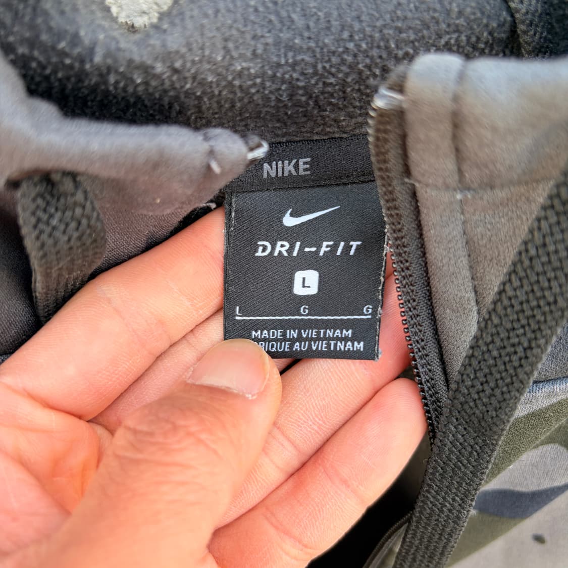 L)나이키 카모플라쥬 패턴 후드집업 상품이미지4