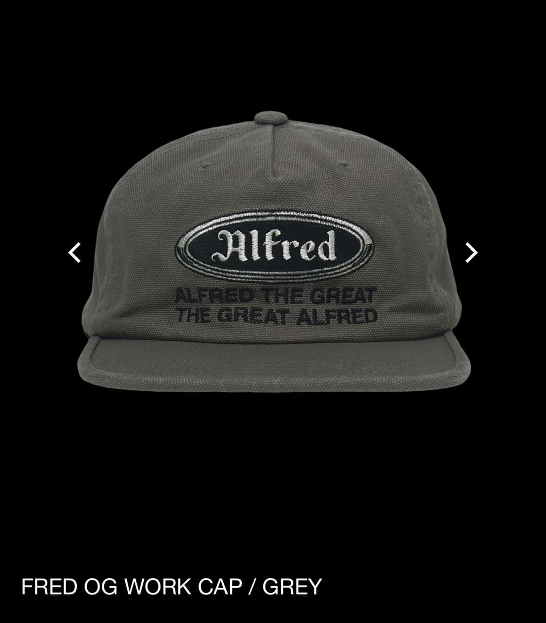 알프레드 워크 캡 그레이 상품이미지1