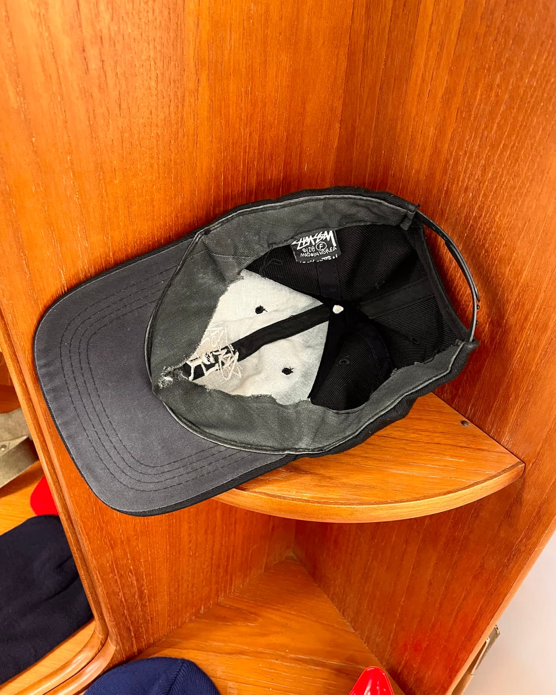 90s 스투시 Made in Korea 케이브맨 캡 상품이미지7