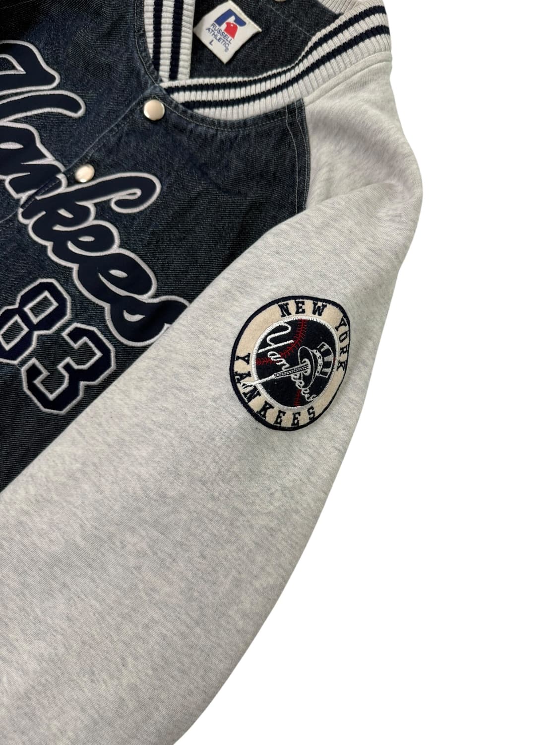 90‘s 러셀 mlb 바시티 자켓 상품이미지8