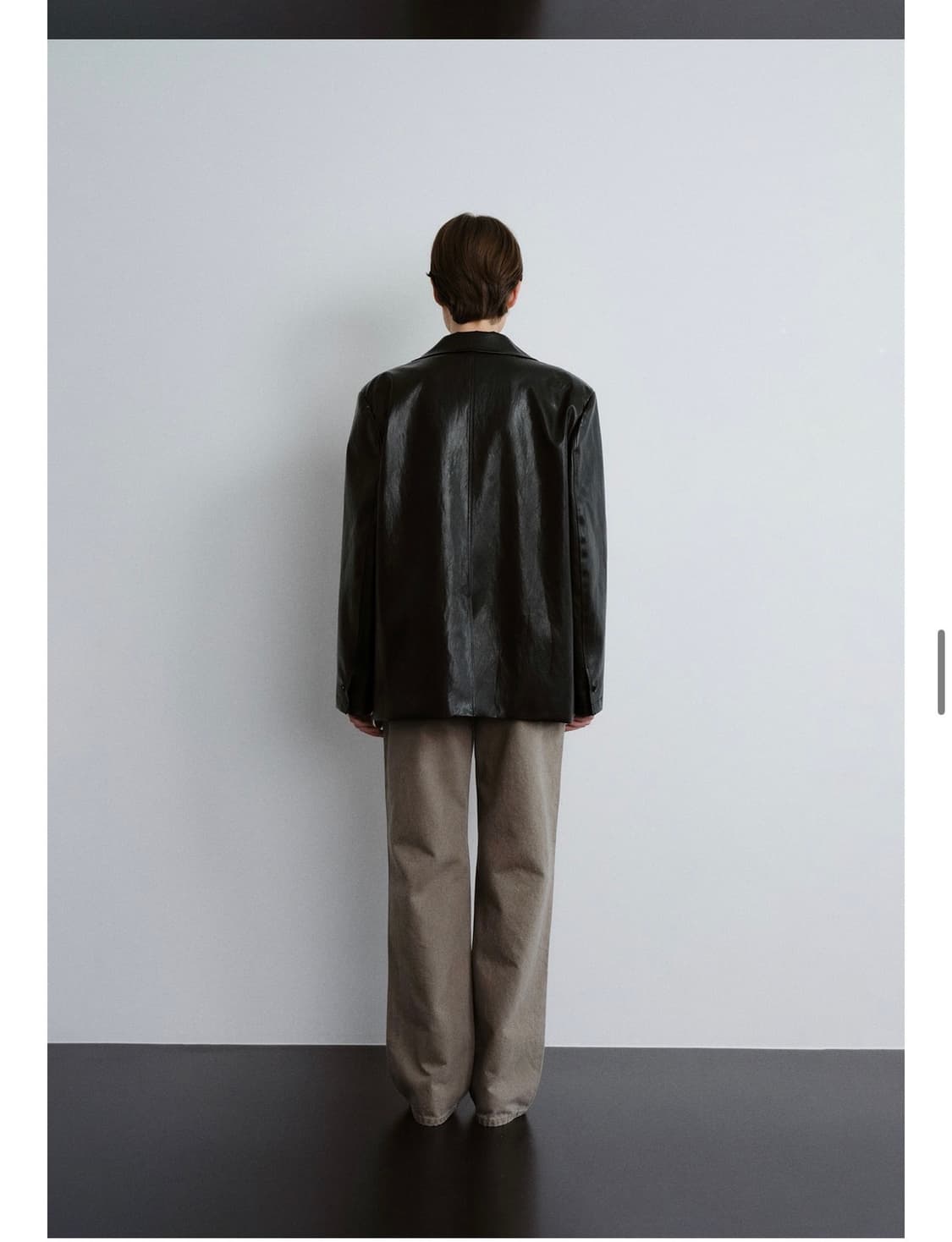 블루브릭 Most leather jacket (black) 상품이미지3