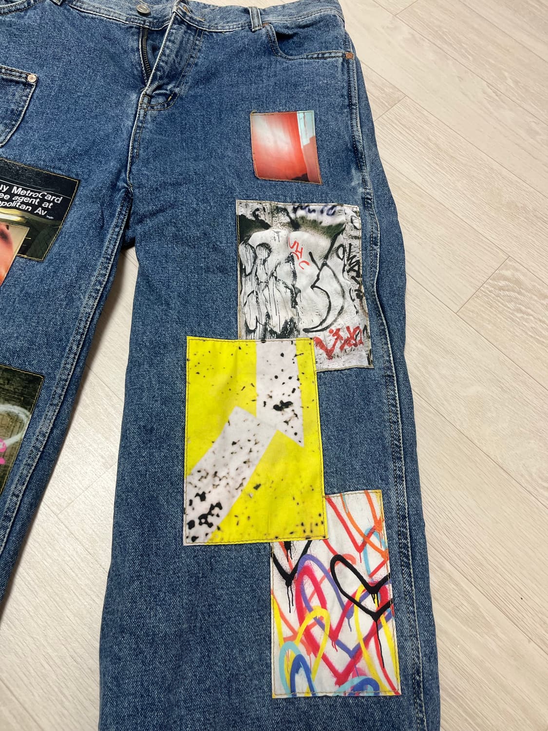 앤더슨벨 Andersson Bell 패치 데님 청바지 팬츠 상품이미지3