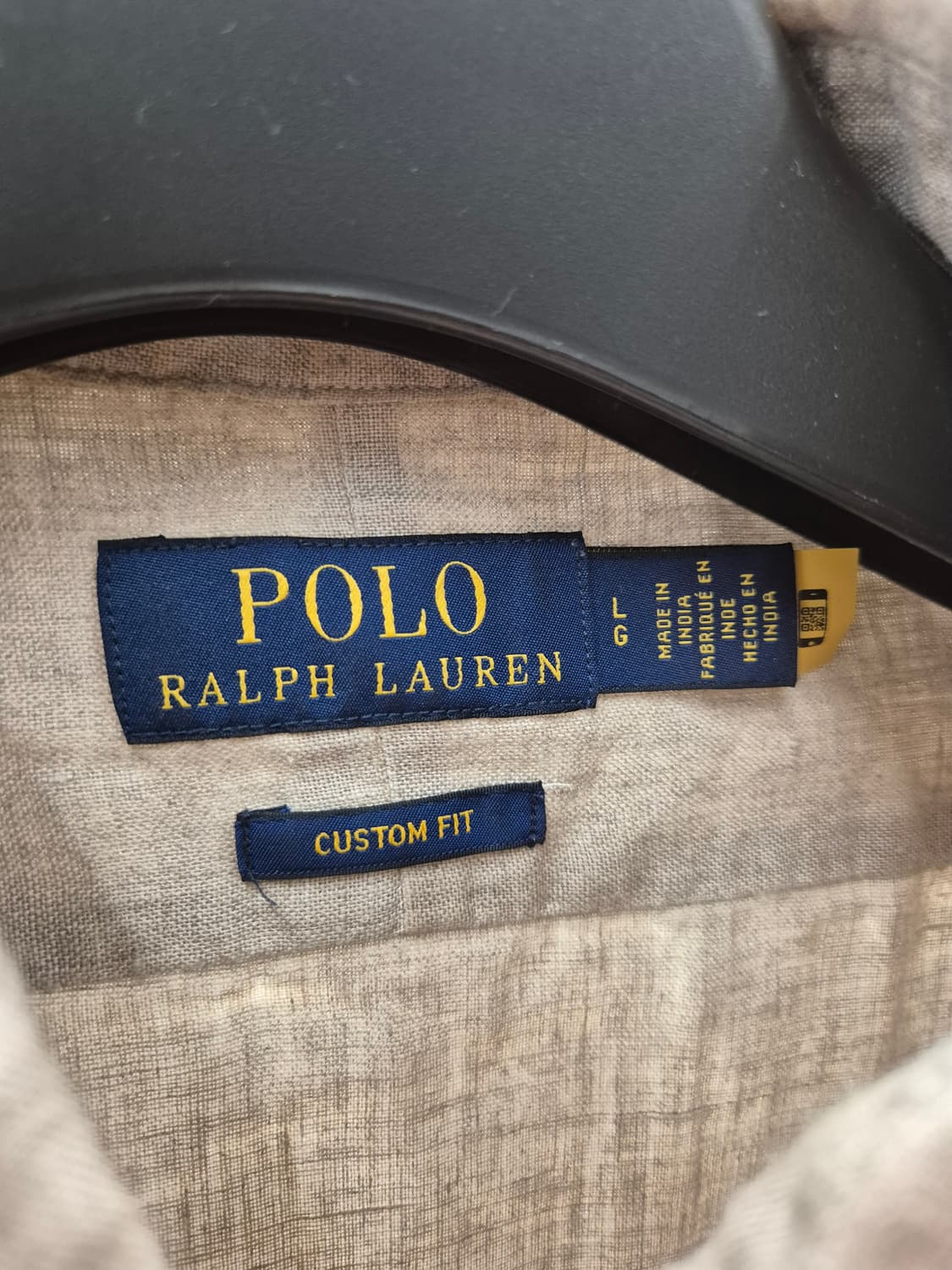 폴로랄프로렌 베이지셔츠 카키로고 L 상품이미지6