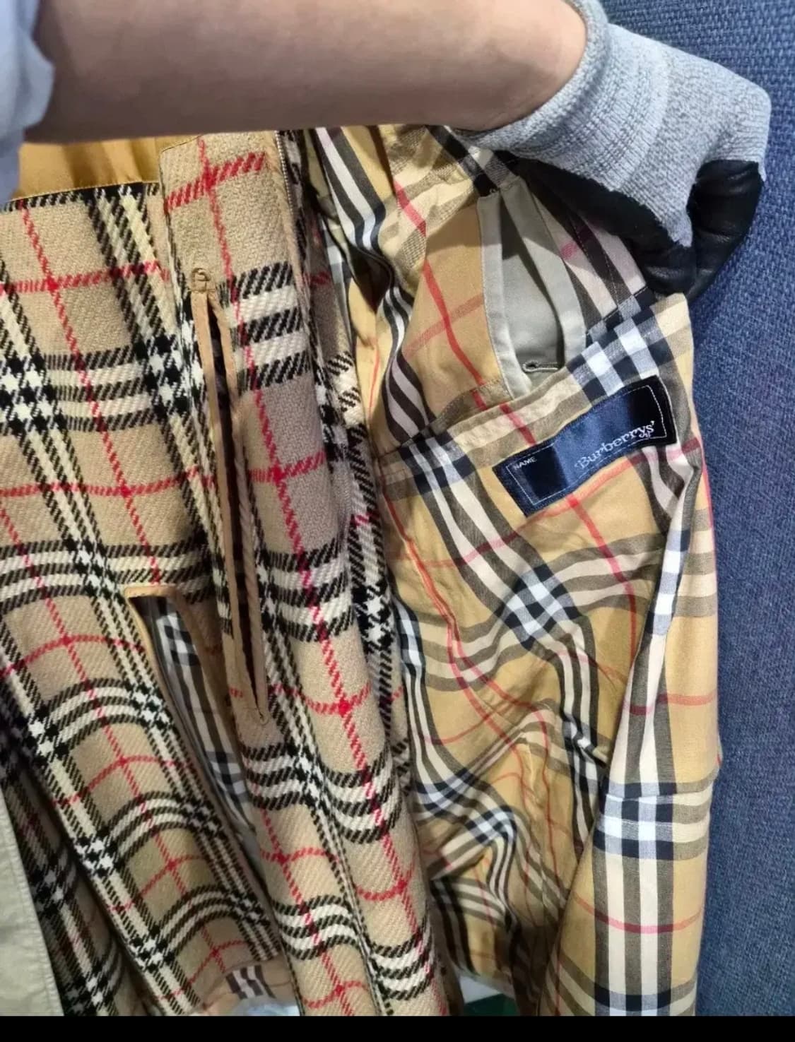 ###세일###빈티지 버버리쿄트(남.여공용) 상품이미지5