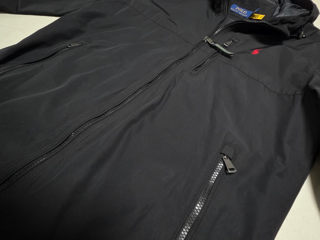 새상품급 폴로 랄프로렌 블랙 M 바람막이.윈드브레이커 상품이미지8