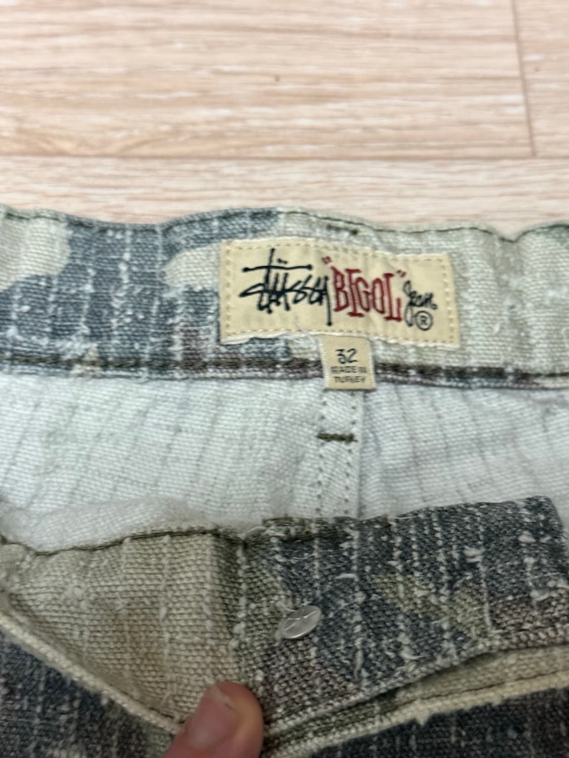 [32] 스투시 캔버스 니들 팬츠 카모 상품이미지2