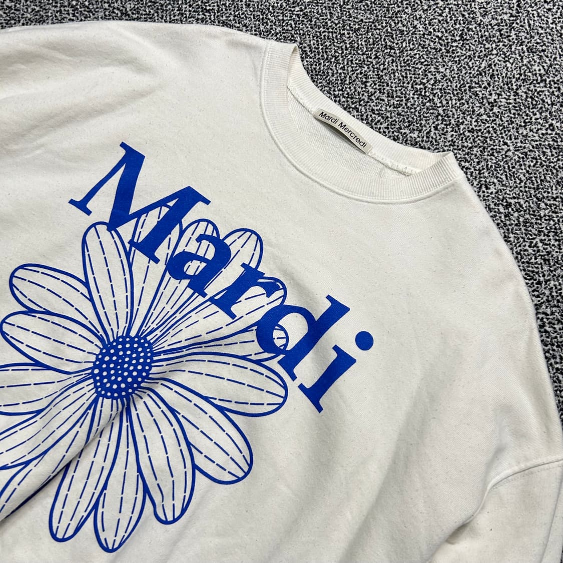 마르디(Mardi Mercredi) 플라워 코튼 맨투맨 상품이미지2