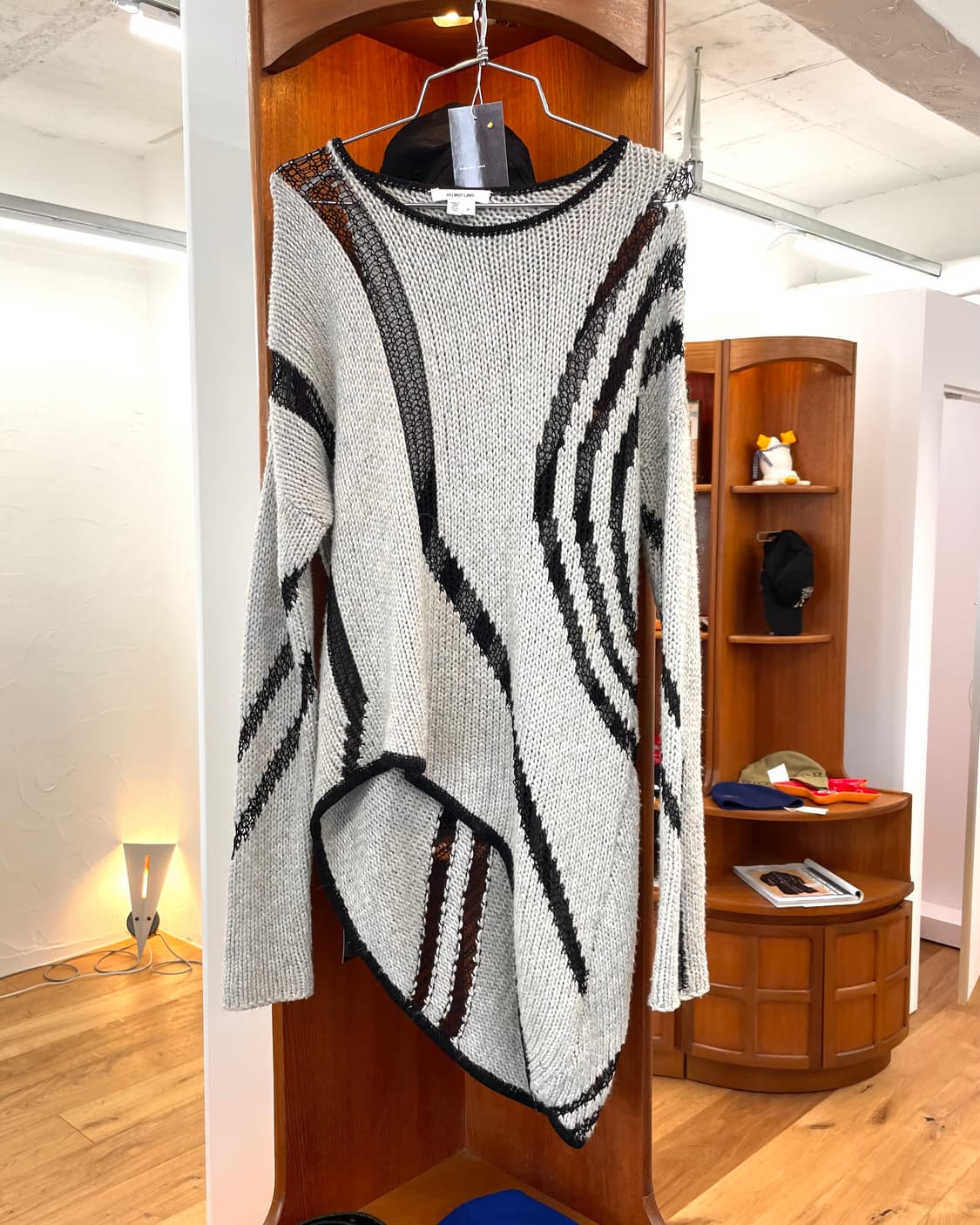 [S] 헬무트랭 시스루 언발 니트 상품이미지1