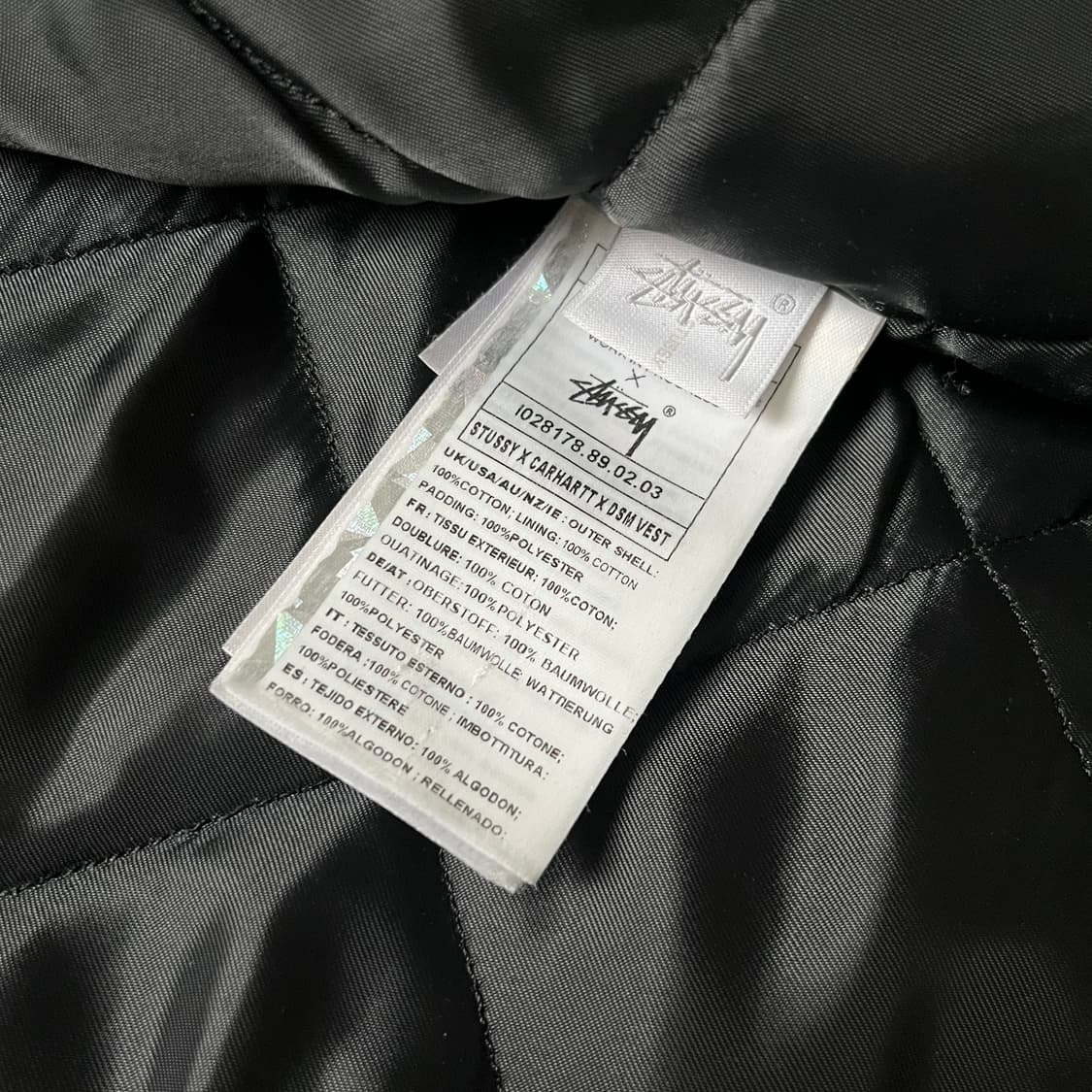 도버스트릿마켓 스투시 & 칼하트 WIP 베스트 (XL) 상품이미지4