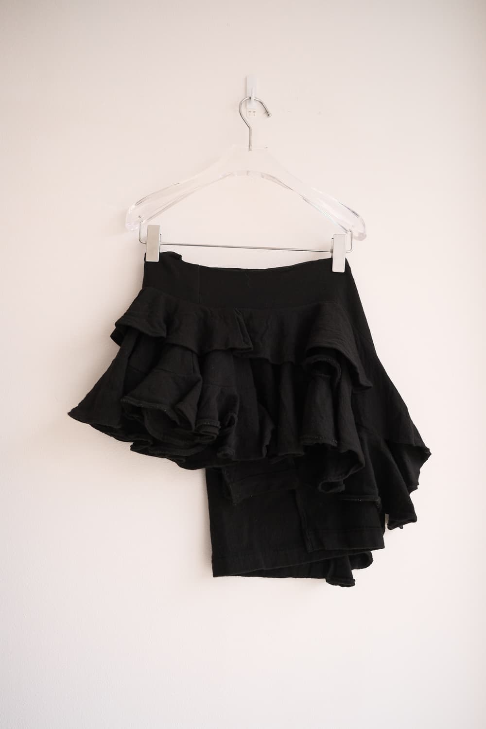 Shrunken wool frill layered wrap skirt 상품이미지8
