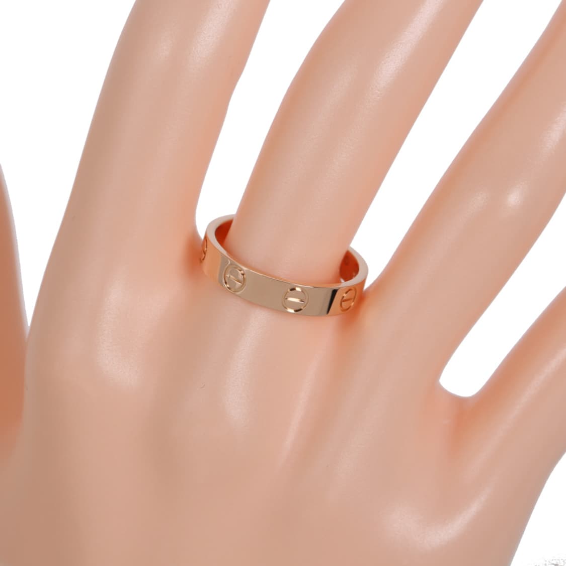 까르띠에 핑크골드 러브링 스몰 모델 18K PG 반지 50호 보증서 상품이미지5