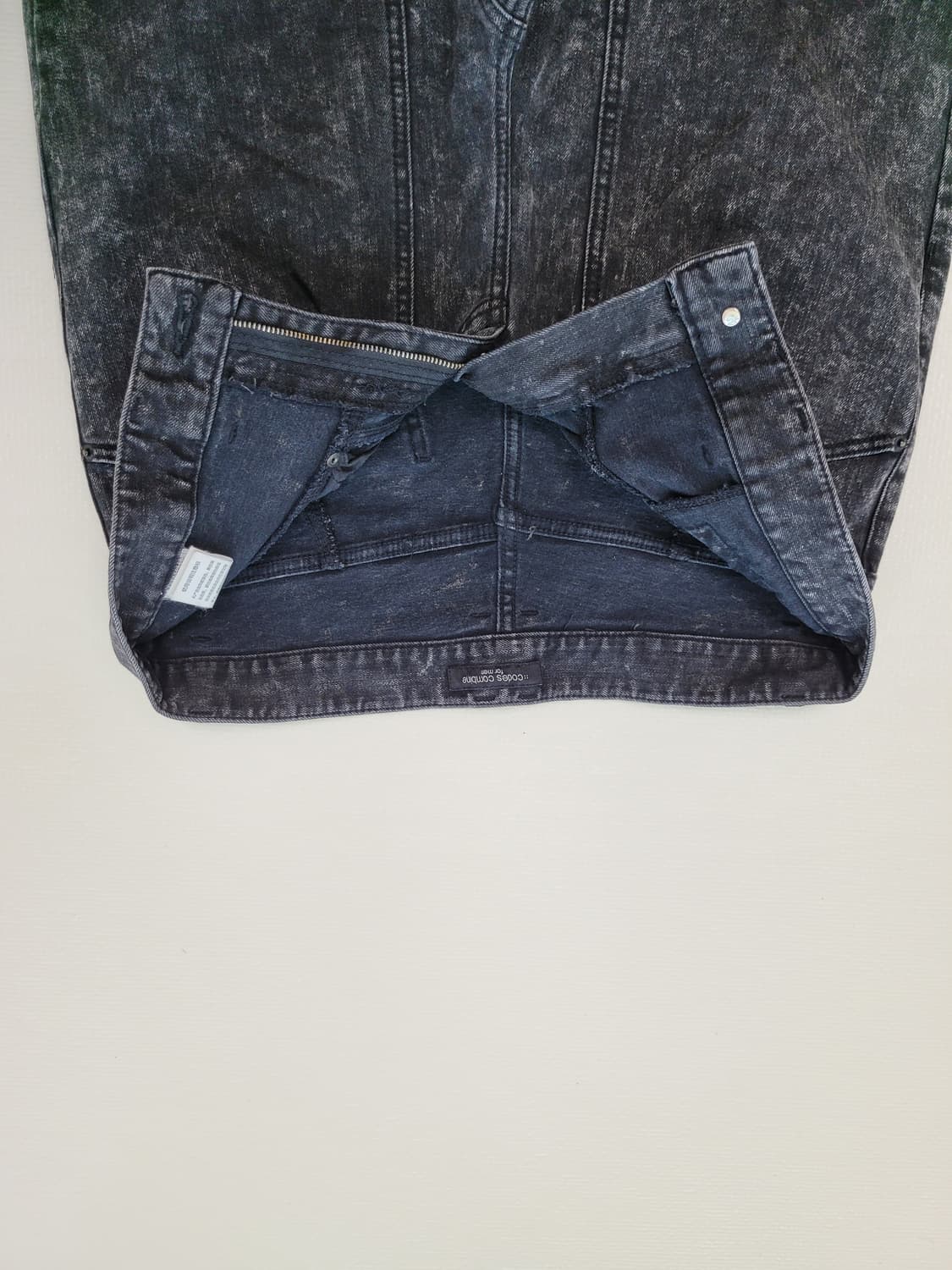 코데즈컴바인 남자 워싱 청바지 32 블랙 컬러  상품이미지5
