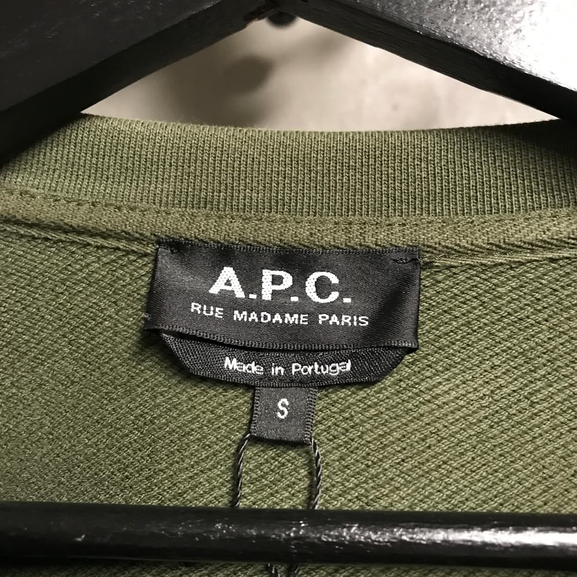 APC 아페쎄 맨투맨 카키 S(W) 상품이미지4