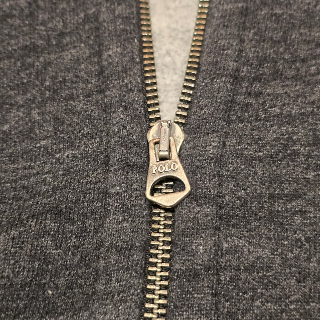 Polo Ralph Lauren 다크 그레이 헤더후드 집업 상품이미지4