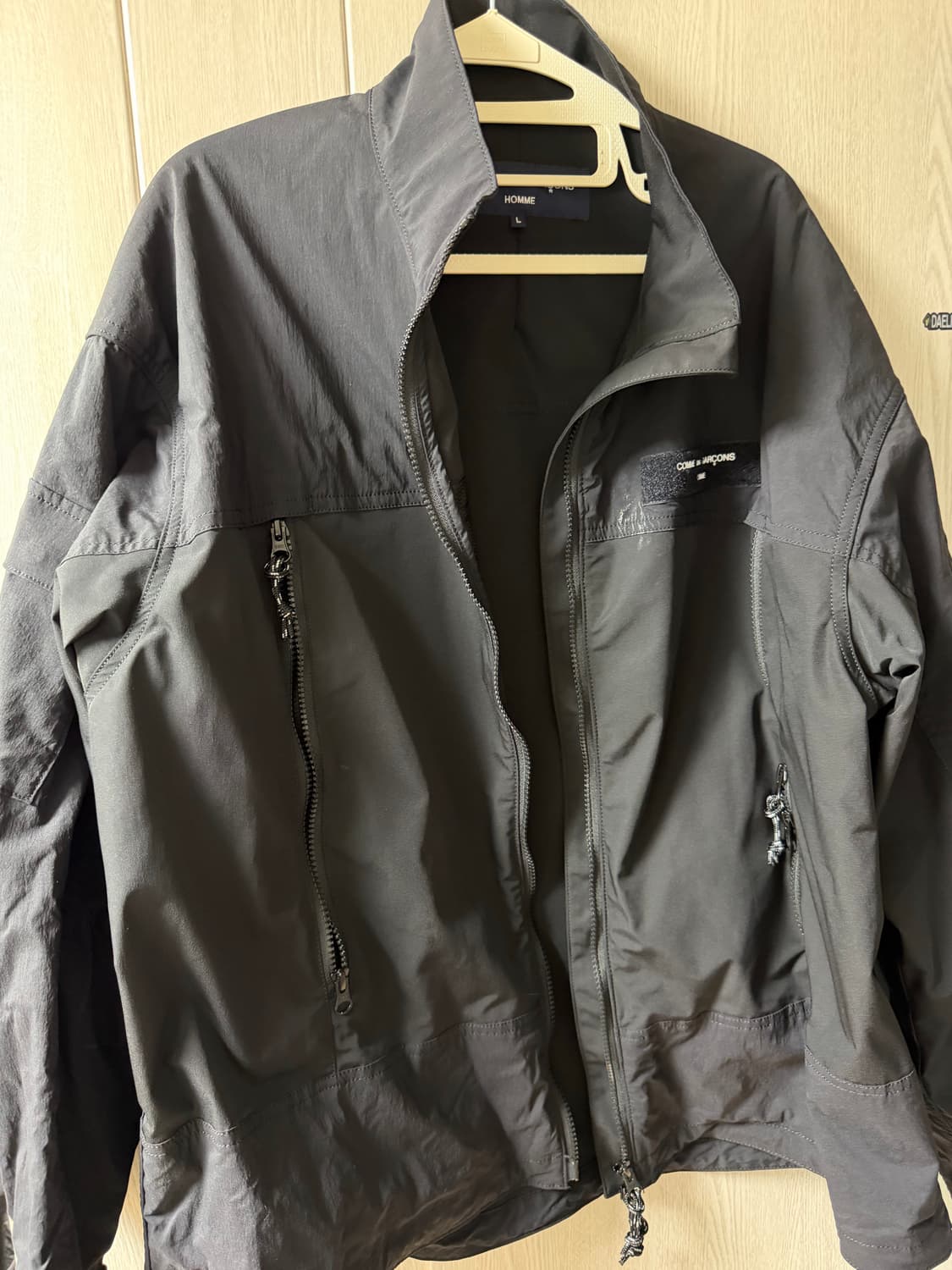꼼데가르송 옴므 나일론 자켓 L 상품이미지3