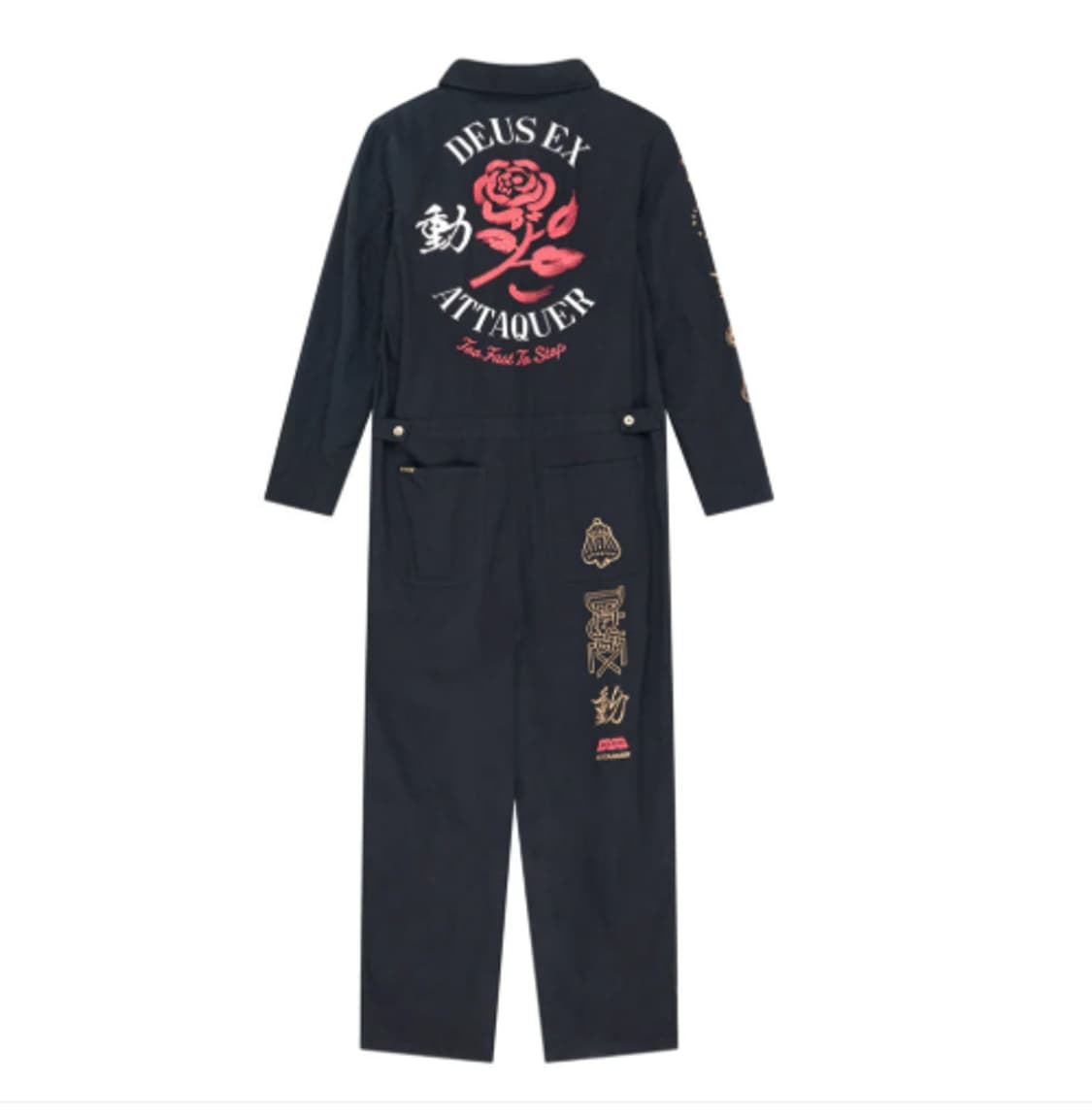 데우스엑스마키나 x 아타케 온 타임 커버올 블랙 상품이미지3