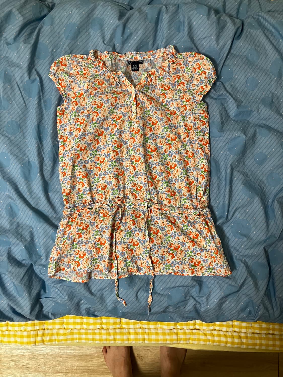 Flower pattern blouse 상품이미지1