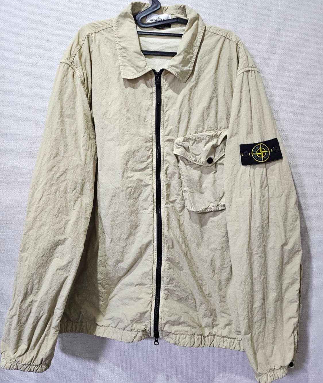 정품 21FW 스톤아일랜드 나슬란 오버셔츠 베이지 115 / 3XL 상품이미지1