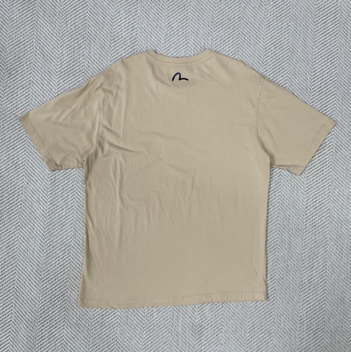 EVISU 베어 반팔티 XL 베이지 상품이미지2