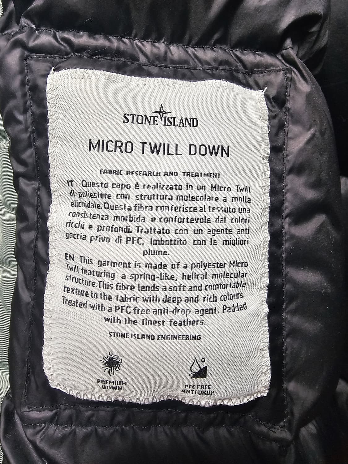 스톤아일랜드 마이크로 트윌 패딩 상품이미지5