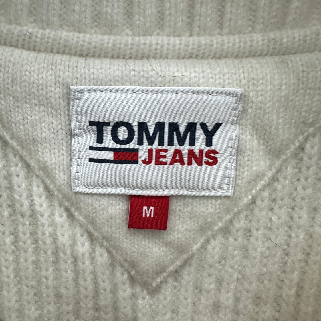 95 타미힐피거 남자 루즈핏 울 니트 조끼 상품이미지3