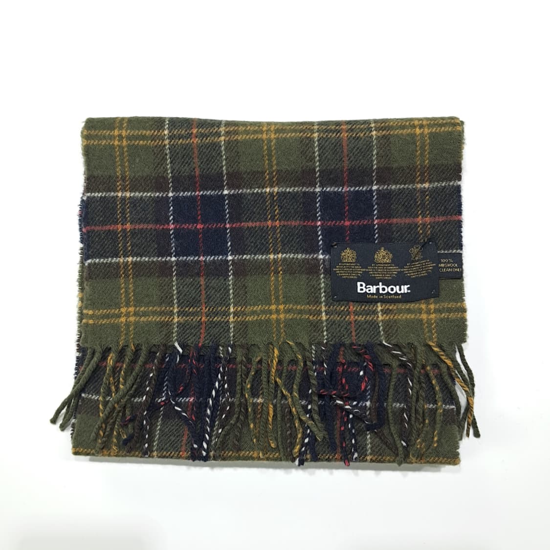 MX497 바버 00s 스코틀랜드판 램스울 클래식타탄 머플러 목도리 상품이미지6